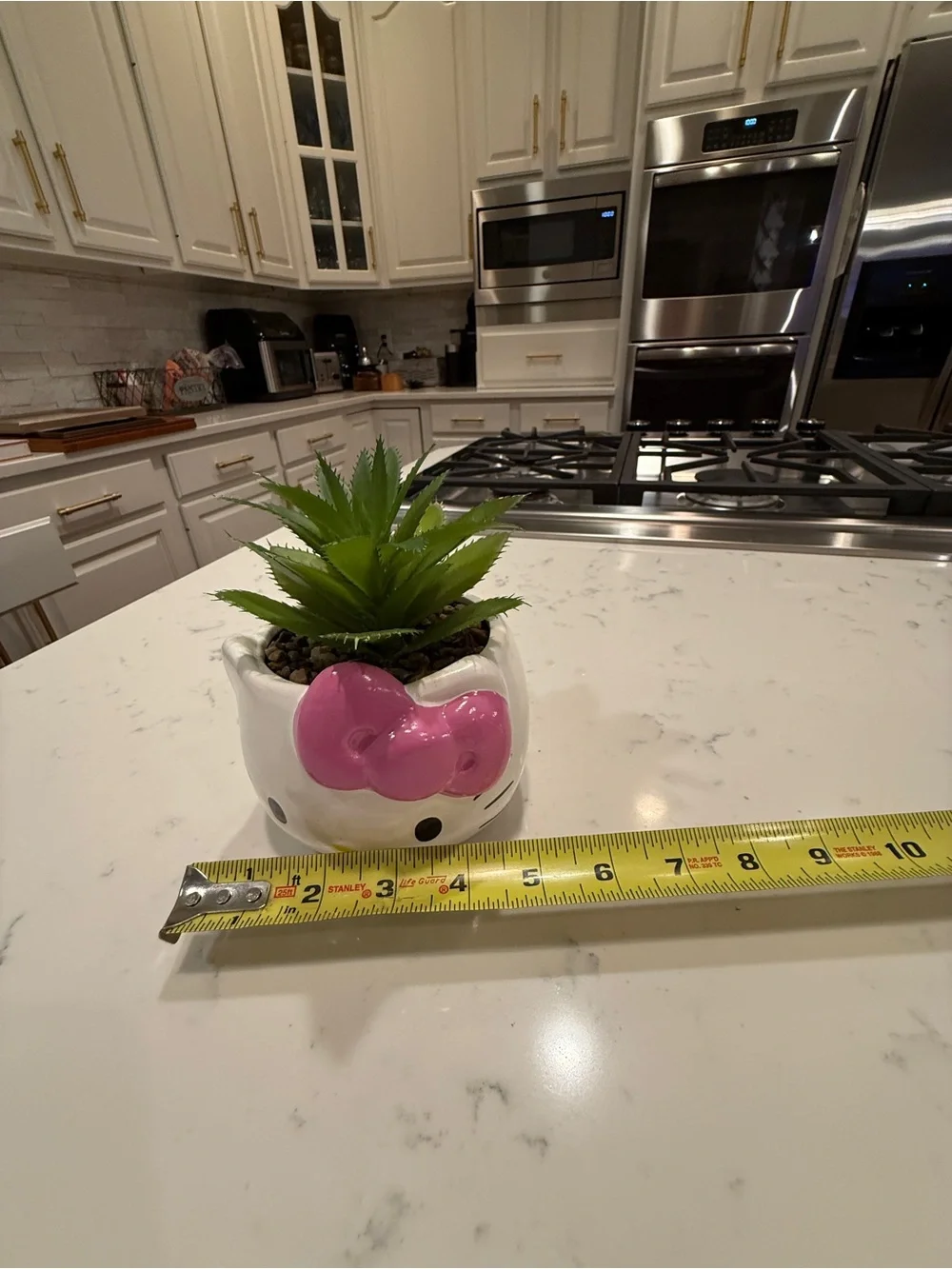Hello Kitty Sanrio Ceramic Planter Pink Bow Succulent Pot Kawaii Decor
